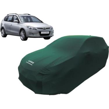 Imagem de Capa Para Cobrir Carro Hyundai I30 Cw Tecido Helanca - Mz, Verde
