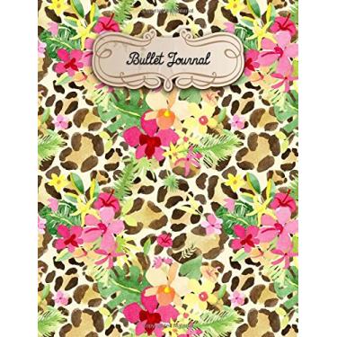 Imagem de Bullet Journal: A4-160 pages - Fleurs - couverture souple glossy - Pointilles - Dot point, bullet journal, dot grid, planner, planning, organizer, journal, Fleurs, Bujo