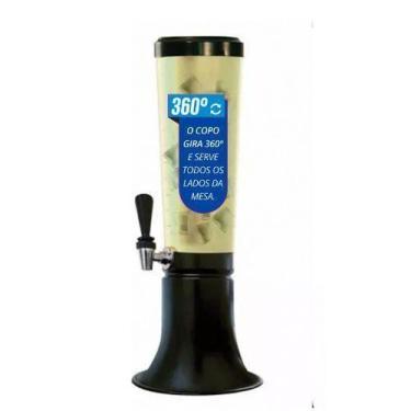 Imagem de Torre De Tereré Doutor Beer 3,5L Copo Giratório 360 Graus