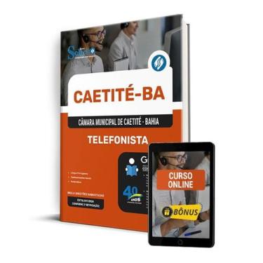 Imagem de Apostila Câmara de Caetité - BA 2025 - Telefonista - Editora Solução