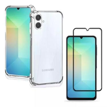 Imagem de Capa Anti Shock + Película de Vidro 3D Para Samsung Galaxy A06 - R&M A