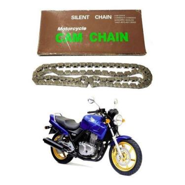 Imagem de Corrente De Comando 130 Elos Honda Cb 500 - Cam Chain Japan, Cinza