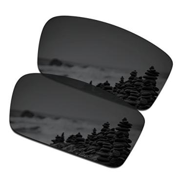 Imagem de SmartVLT Lentes de reposição pretas Stealth para óculos de sol Oakley Twitch