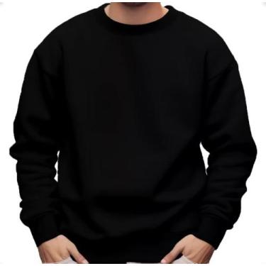 Imagem de Moleton Liso Unissex Blusa De Friu Agasalho Algodão - MARIA MANUELA, B