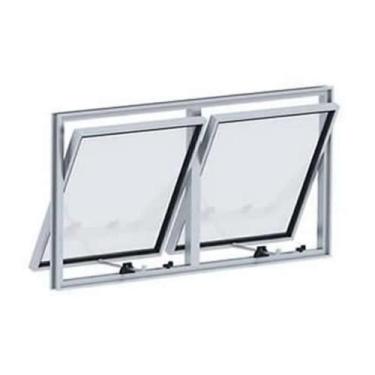 Imagem de Maxin Ar Brilhante 80x150 2 Seção Linha Modular - DL ESQUADRIAS LTDA, 