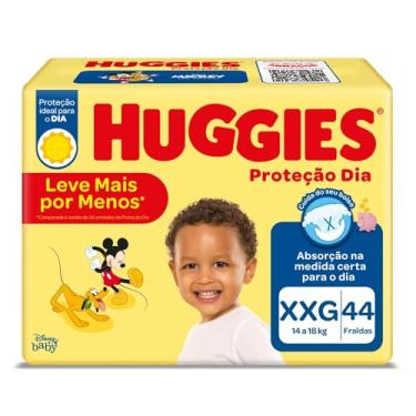 Imagem de Huggies Fralda Proteção Dia Tam. XXG - 44 fraldas