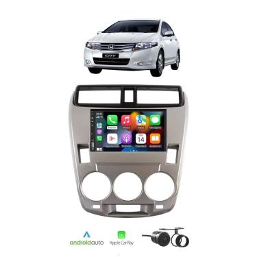 Imagem de Kit Multimídia City 2009 / 2014 Ar Analogico 7 Pol CarPlay AndroidAuto - FirstOption 8100