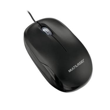 Imagem de Mouse Com Fio Mid 1200dpi Conexão Usb Cabo de 120cm - Multilaser