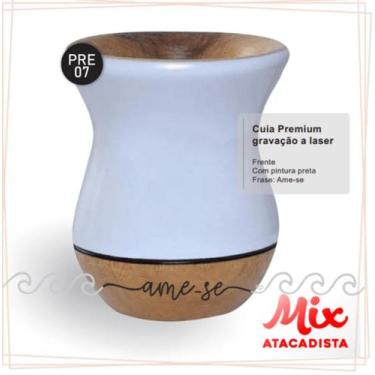 Imagem de Cuia de madeira gravada - mix atacadista, MOD 1