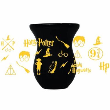 Imagem de Cuias De Madeira Personalizada Harry Potter - Mix Atacadista, Preto co
