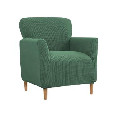 Imagem de Capas para móveis de sala de estar, capas elásticas para poltronas e sofás com braços, laváveis ​​à máquina, decoração moderna para casa(Green)