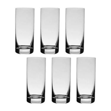 Imagem de Copo de Cristal Bohemia Para Água e Suco 300 ml Barline 18 Peças - Boh