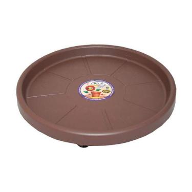 Imagem de Prato com Rodas Okla Skate Tabaco para Jardim - 60kg - FG Import / Okl