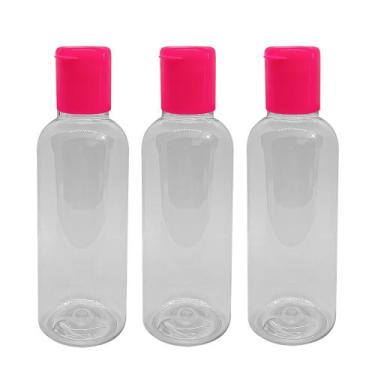 Imagem de 50 Frascos 120ml Flip Top -Frasquinhos Pet Tampa Flip - RCO