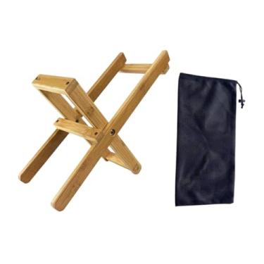 Imagem de WeiLaiKeQi JUG de água Stand Water Jug Solder Storage com bolsa de transporte Distribuidor de água dobrável de bambu Stand para Escola Casa de Interior Outdoor