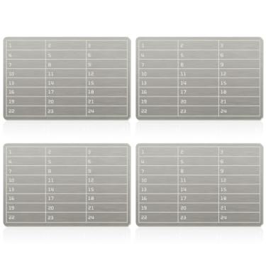 Imagem de Moxweyeni Carteira de aço com 4 peças, criptomoedas, criptomoedas, armazenamento de sementes, carteira cripto para hardware Bitcoin Cold Backup