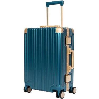 Imagem de Mala  rigida para viagem tamanho 39X26,7X55CM.  MATERIAL:ABS  - AZUL -