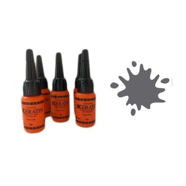 Imagem de Cola Italiana De Queratina Cristal Em Pó Do K 18Gr - Cinza