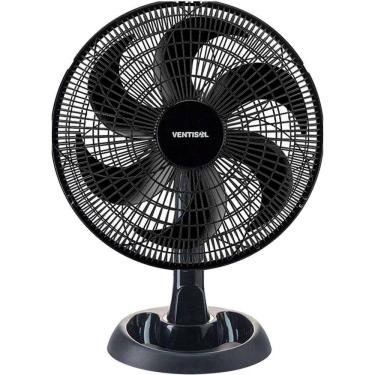 Imagem de Ventilador Oscilante Eco Mesa 30cm Turbo 220V Ventisol Preto 220V