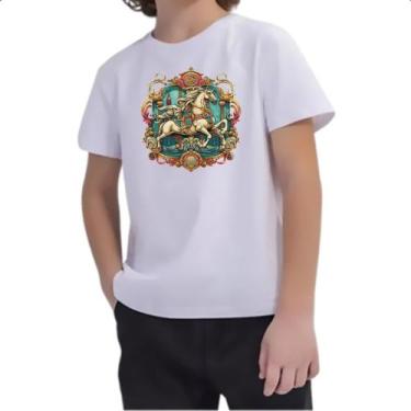 Imagem de Camiseta Infantil Vintage Carrossel - Alearts, 12