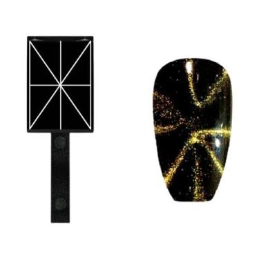 Imagem de Caneta Magnética 3D para Nail Art - Ponta Dupla para Esmalte em Gel UV