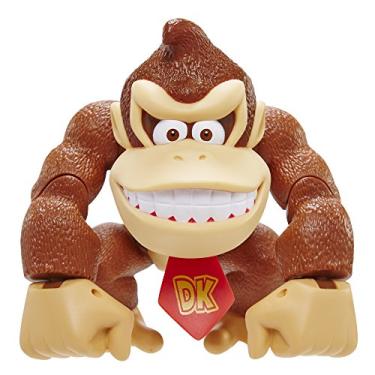 Imagem de Super Mario Donkey Kong 6-Inch Deluxe Action Figure, with Up to 10 Points of Articulation, Official Nintendo Licensed Product Action Figure, for Kids Ages 3+