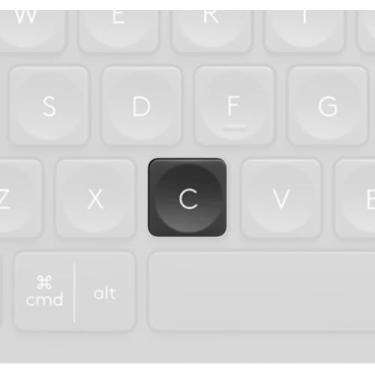 Imagem de Tecla única para teclado Logitech Craft/MX Keys S/MX Keys Mini/MX Keys S para MAC/MX Keys Mini para MAC (preto/grafite, [C] tecla)