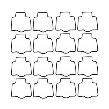 Imagem de Peças de junta de reparo de carburador de motocicleta compatíveis com ZX-10 ZX-6R ZX-7R ZX-9R ZXR400L ZX600F ZX750P ZX900B ZXR ZX 400 600 750 900 L F P (16 peças)
