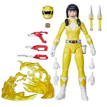 Imagem de Boneco Power Rangers Lightning Collection Remastered Mighty Morphin - Figura de 15 cm - Ranger Amarela - F7385 - Hasbro