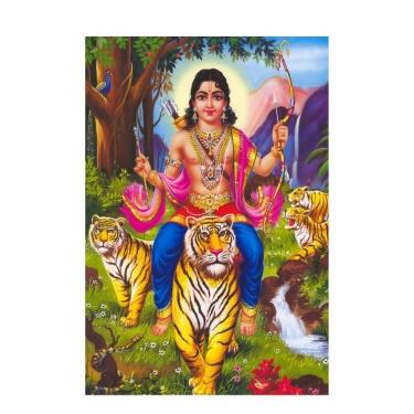 Imagem de Placa Decorativa Mdf Ayyappan Tamanho 20x27cm