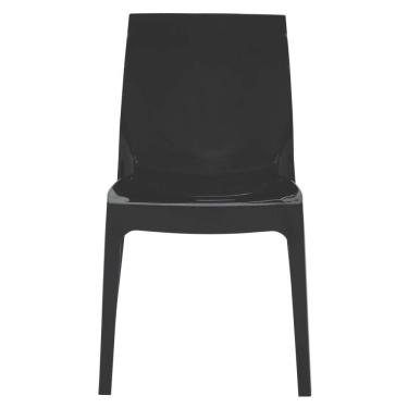 Imagem de Cadeira Tramontina Alice Polida Sem Braços Em Polipropileno Preto Tramontina