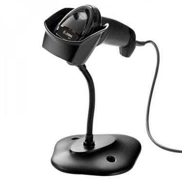 Imagem de Leitor Código De Barras Zebra Ds2208 Usb C/pedestal -d Preto