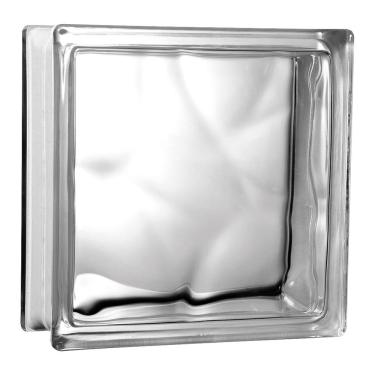 Imagem de Tijolo Bloco De Vidro Transparente 19x19x8 Tradestar Liso Opaco