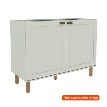 Imagem de Balcão de Cozinha Iluminata 2 PT Mint 120 cm - GENIALFLEX