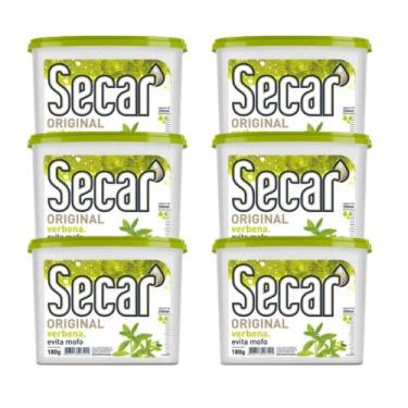 Imagem de 6 Evita Mofo Secar 180g Antimofo Closet Guarda Roupas Armários Gavetas