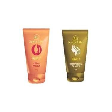 Imagem de Kit Creme Peeling Facial + Máscara Calmante – Limpeza Profunda e Hidratação da Pele – 60g Cada