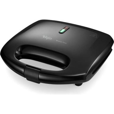 Imagem de Sanduicheira E Grill Brunch Time 800W SAN40 Chapa Antiaderente Elgin 220V