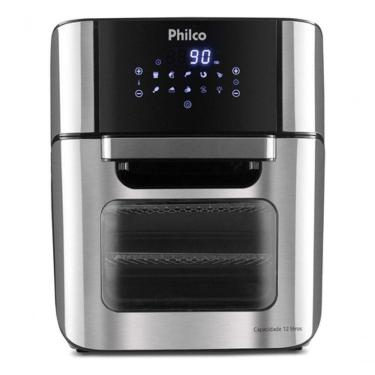 Imagem de Fritadeira Air Fryer Oven Philco Sem Oleo PFR2250V 4 Em 1 12L 1800W Preto 110V