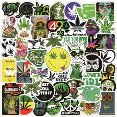Imagem de 105 Adesivos Planta Flor Verde Personagens Viajando Natureza Stickers 