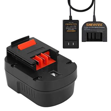 Imagem de Shentec 3500 mAh 12 V Bateria compatível com Black and Decker 12 A1712 FS120B FSB12 HPB12 A12 A12-XJ A12EX Firestorm FS120B FS120BX (carregador de bateria incluído)