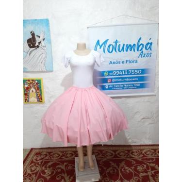 Imagem de Saia Simples Serão Tam Unico - Motumbá, Rosa