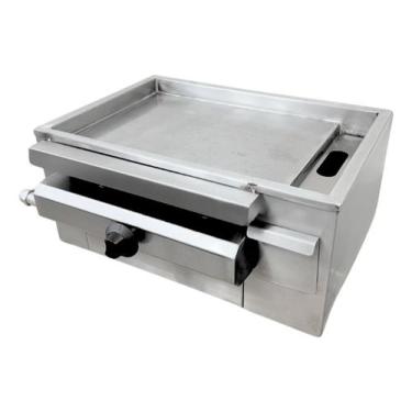 Imagem de Chapa Profissional Americana Lanche 50cm A Gás Baixa Pressão - Casinha