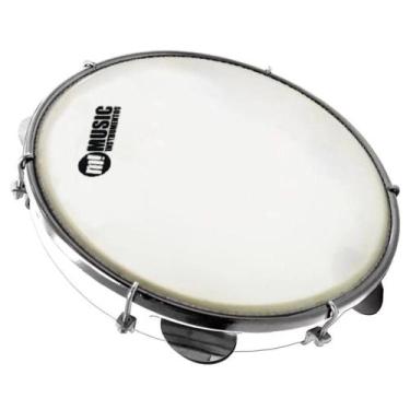 Imagem de Pandeiro Phx 80Abs Branco Pele Leitosa 10 Polegadas - Phoenix
