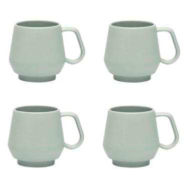 Imagem de Oxford Conjunto De Canecas Chubby 330ml 04 Peças Menta