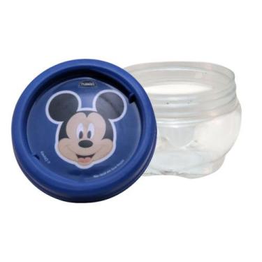 Imagem de Pote Lanche Infantil Gira e Trava 155ml - Plasutil Disney - Plasútil, 