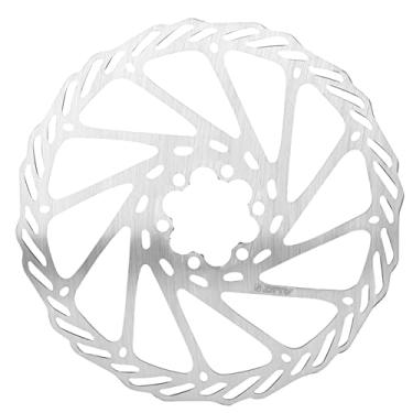 Imagem de Luqeeg Disco de freio de mountain bike, rotor de aço inoxidável, pastilhas de freio de bicicleta com design G3, dissipação de calor rápida, leve e durável para todos os cubos de disco (203 mm)