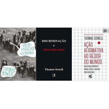 Imagem de KIT 3 LIVROS Thomas Sowell Fatos e falácias da economia + Discriminaçã