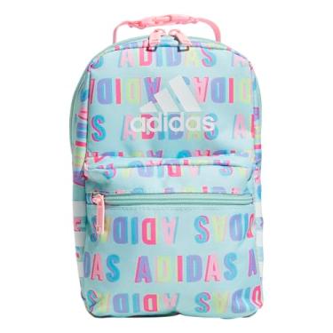Imagem de adidas Santiago lancheira térmica para mulheres e homens, Hall Pass Semi Flash Aqua/Rosa Spark/3.0, One Size, Santiago Lancheira térmica para mulheres e homens, caixa térmica para recipiente de