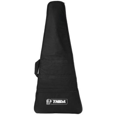 Imagem de Bag Capa Semi Acolchoada Luxo Para Contra Baixo Com Alças - Thida