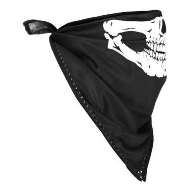 Imagem de Bandana Lenço Boca De Caveira Skull Motocliclista - Preto - Pro tork/C